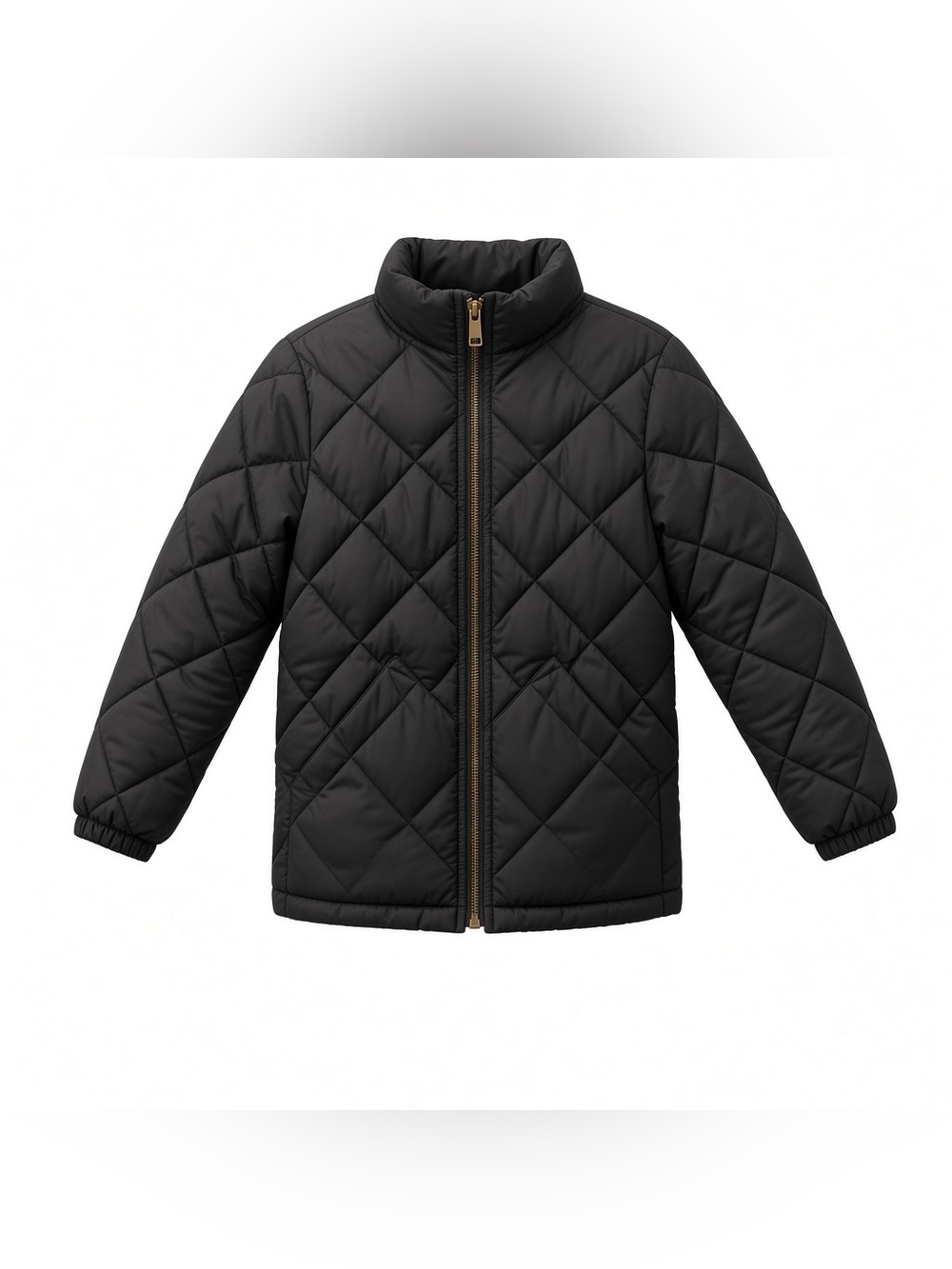 GAP Black Quilted Kids Puffer Jacket